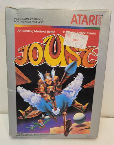 Joust atari 2600 with box - joust,