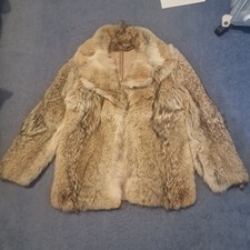 Cappotto pelliccia di coyote