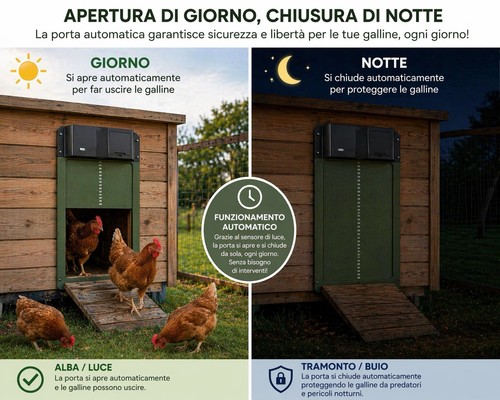 Porta automatica crepuscolare - porta,