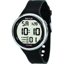 Orologio Sector Ex-17 R3251277003 watch Gomma Nero Digitale crono sveglia