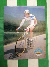 RARO MINI POSTER (fronte-retro) "FRANCESCO MOSER" del 1985