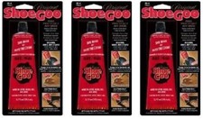 Shoe Goo Nero 3,7 Oz Adesivo per Calzature Riparazione e Rivestimento Protettivo (3PK)