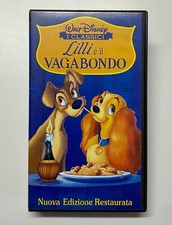 vhs Lilli e il Vagabondo - videocassetta Walt Disney VS 4725 - bustina vuota