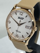 NUOVO SS 40mm TISSOT Heritage Visodate Orologio T118410a, scatola e documenti