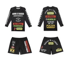 Shoyoroll Born x Raised LS Rash Guard & Short No Gi Bj computatore