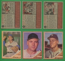 1962 Topps Baseball ~ {3} ~