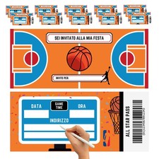 hOmty 25pz Inviti compleanno