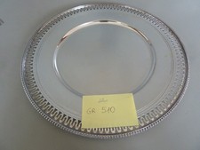 PIATTO DA PORTATA IN ARGENTO 800 firmato argentiere"Miracoli" MI