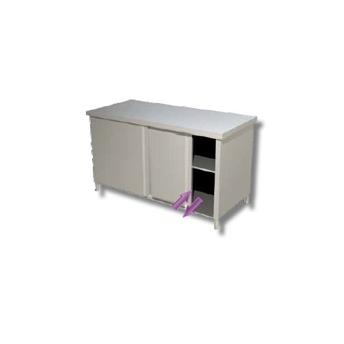 Tavolo 180x60x85 acciaio inox