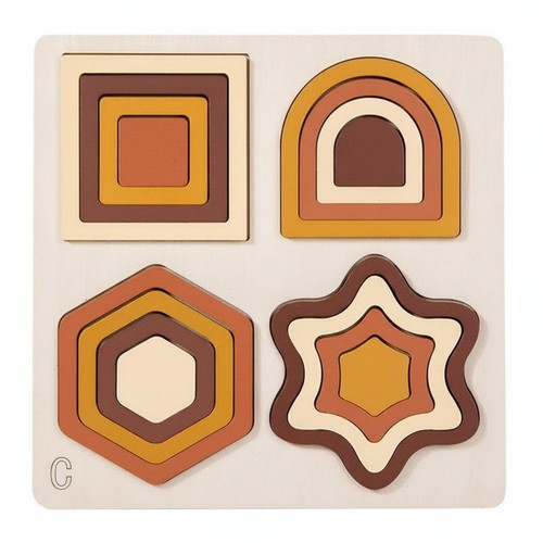 Gioco incastro geometrico - di,