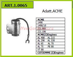 Condensatore acme per - acme,