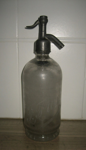 Ancien syphon bouteille eau - ancien,