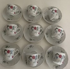 Set 9 Tazze da Caffè con Piattini e Lattiera – Winterling Kirchenlamitz Bavaria