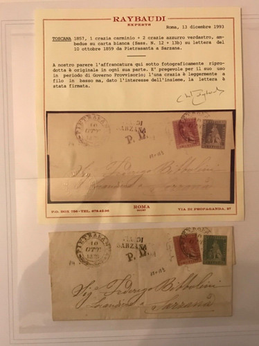 Francobolli toscana crazia - 1,