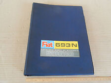CATALOGO PARTI DI RICAMBIO ORIGINALE CAMION FIAT 693 N ANNO DI STAMPA 1966