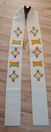 Bellissima grande stola bianca