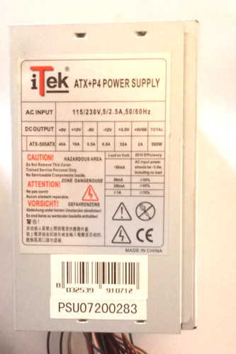 Alimentatore itek atx p4 - itek, +