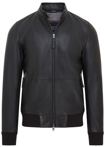 Infinity leather giacca bomber - giacca,