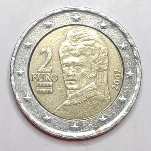 Moneta euro 2002 austria - 2,