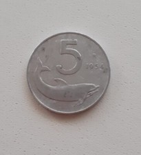 MONETA  5 LIRE DEL 1954 -