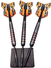 Freccette 90% 22g Punta Acciaio Tungsteno Colore Nero Freccette Fusti, Steli + Freccette Voli