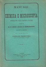 MANUALE CHIMICA MICROSCOPIA APPLICATE CLINICA CIVILE PRIMAVERA 1888 MEDICINA