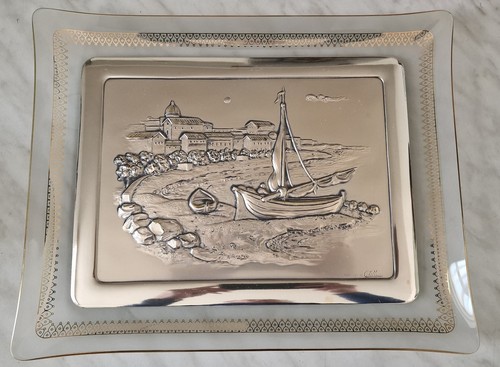 Quadro bassorilievo argento - bassorilievo, in