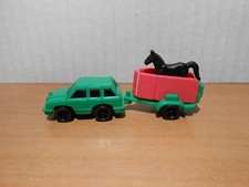 KINDER FERRERO: JEEP VERDE PER TRASPORTO CAVALLO NERO  K 95 N. 46