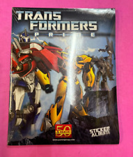 PANINI ALBUM SIGILLATO TRANSFORMERS PRIME ITALIA FULL SET STICKERS INSIDE (A70N)