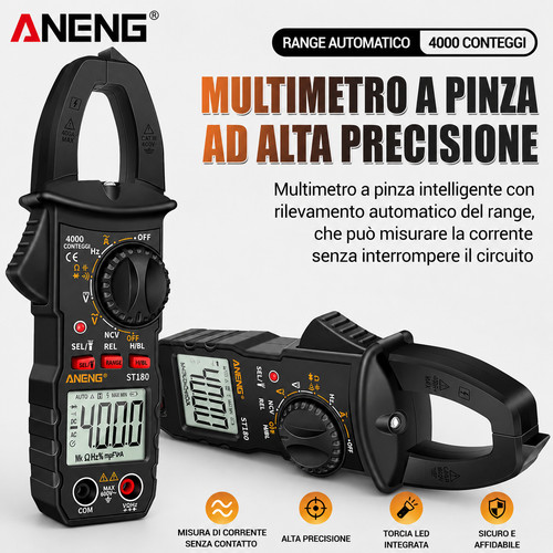 Pinza amperometrica aneng - pinza,