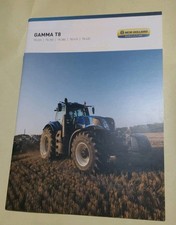 brochure depliant in italiano new holland agricolture gamma T8 pagine 31