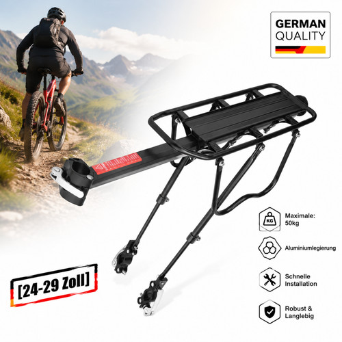 Portapacchi alluminio bici