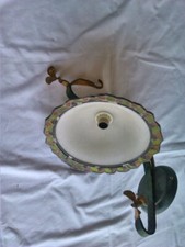 Lampadari ferro battuto, stile liberty, manifattura siciliana 