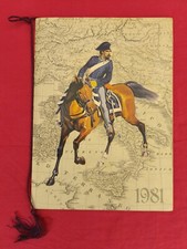 Calendario Storico Carabinieri 1981 Originale 