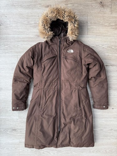 Giacca parka donna marrone