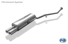 Scarico Sportivo BMW 3 Serie E30 316i 318i Berlina/Touring 2x76 Rotondo Con Abs.