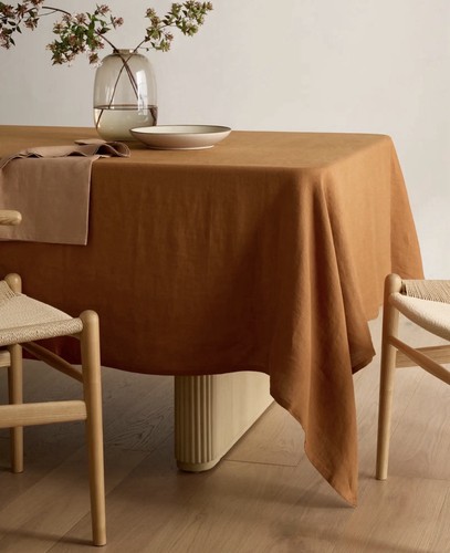 Tovaglia lino cotogna 70x90