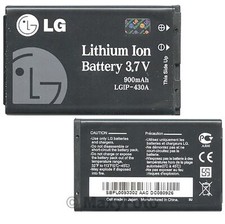 LG BATTERIA RICAMBIO ORIGINALE LGIP-430A 3.7V 900mAh LITIO PER KP202 KP215 KP230