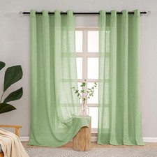 Rideau Vert Sauge Polyester