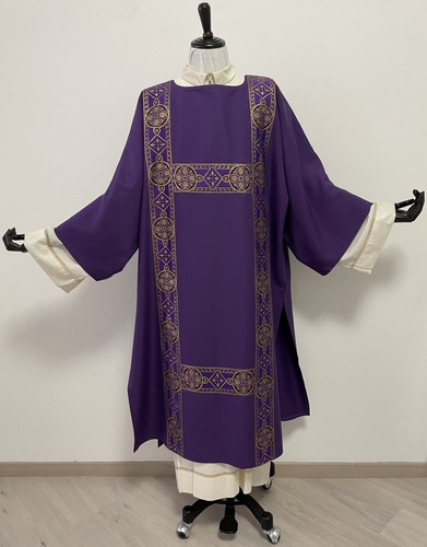 Dalmatica viola con gallone - ,