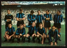 Cartolina Formazione F. C. Inter Football Club  Anno 1967/68 Autografi Stampati