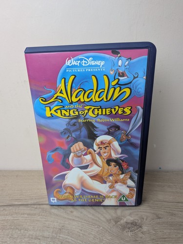 Disney vhs tape - tape, aladdin