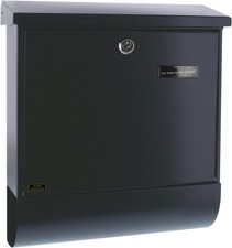 Cassetta delle lettere con portariviste Burg Wächter grigio