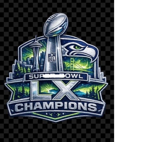 Seahawks ferro da ricamo - seahawks,