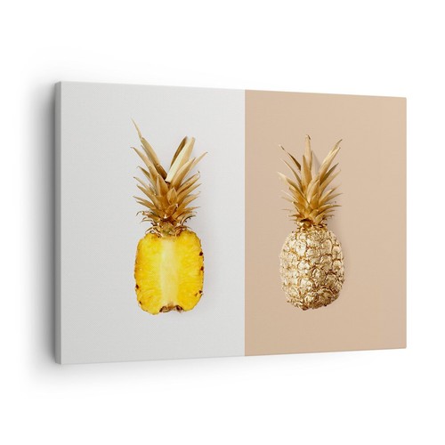 Quadro tela 70x50cm - su, ananas