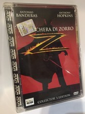 La Maschera Di Zorro DVD Banderas Catherine Z Jones Hopkins Jewel Box Come Foto