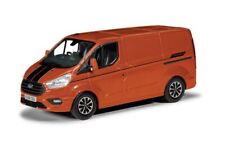 MODELLINO FURGONE STATICO VANGUARDS FORD TRANSIT CUSTOM SPORT ARANCIO SCALA 1:43