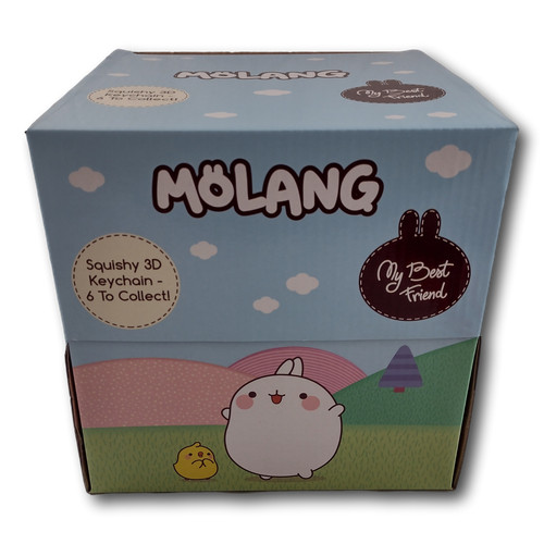 Molang squishy keychain - squishy, 3d