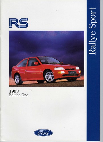 Ford rallye sport - sport, brochure