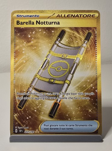 Carta pokemon barella notturna - carta,